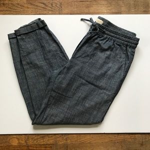 J. Crew Chambray Drawstring Pants Size 6